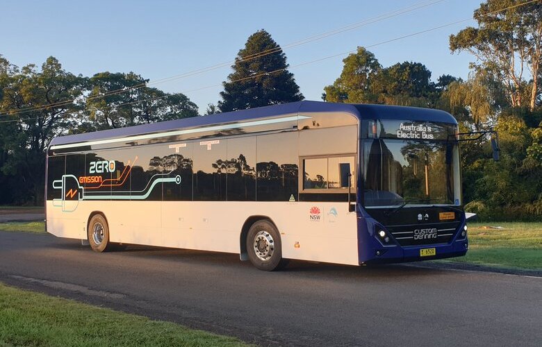 NSW trials first locally made emission-free bus