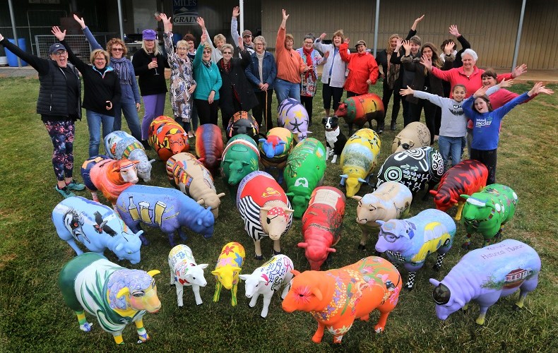 Small town’s sheep art-led recovery